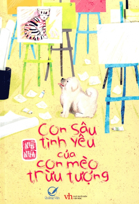 Con sâu tình yêu của con mèo trừu tượng