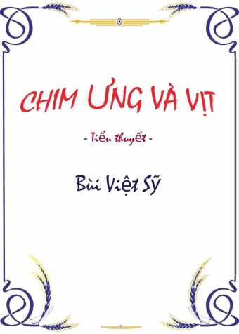 Chim ung va vit Chim ung va vit