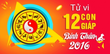 Tử vi 12 con giáp năm Bính Thân 2016 Tử vi 12 con giáp năm Bính Thân 2016