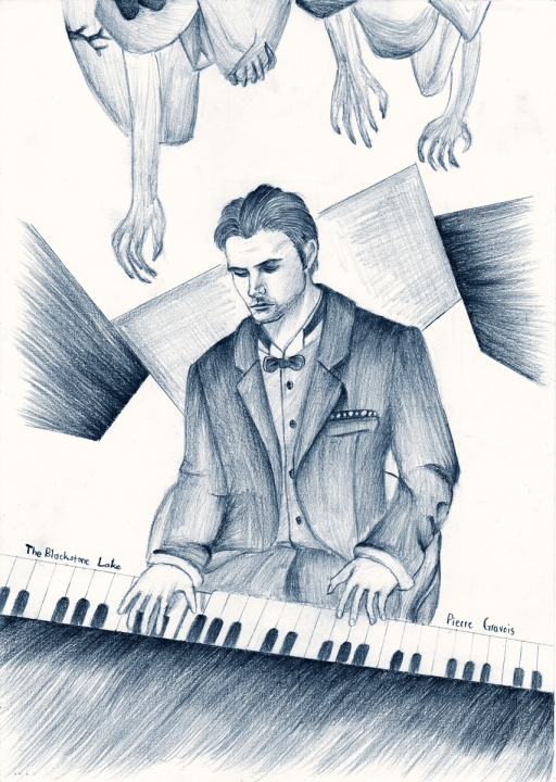 Hắc thạch hồ - Trăng Lam