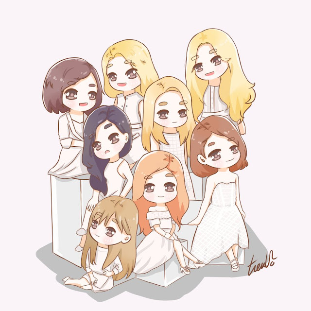 7 cô gái lớn lên nào