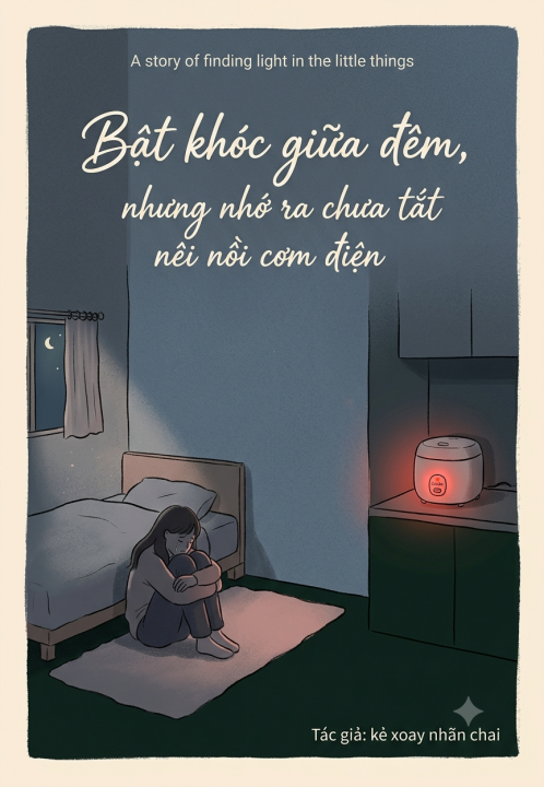 Bật khóc giữa đêm, nhưng nhớ ra chưa tắt nồi cơm điện