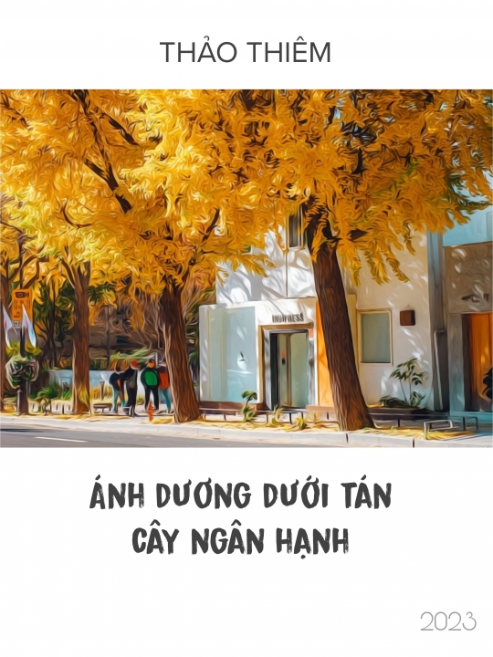 Ánh dương dưới tán cây ngân hạnh