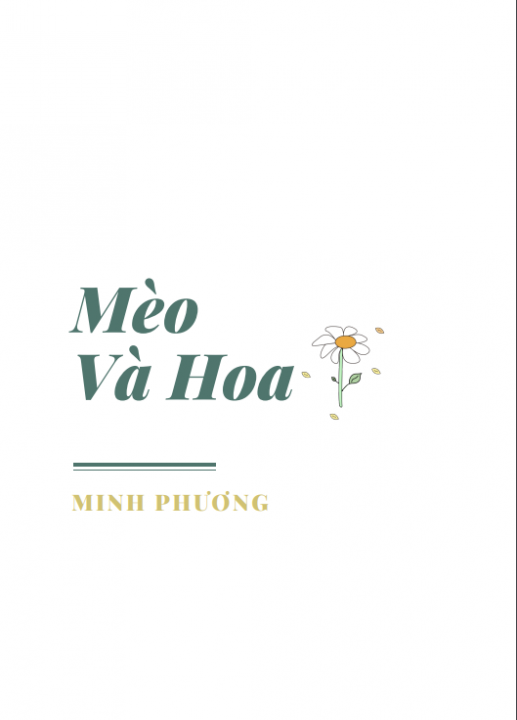 Mèo và hoa 