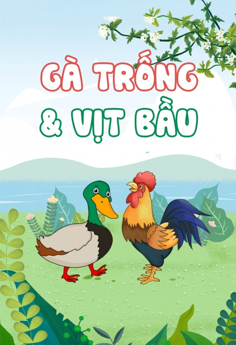 Gà trống và vịt bầu