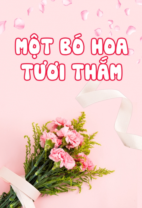 Một bó hoa tươi thắm