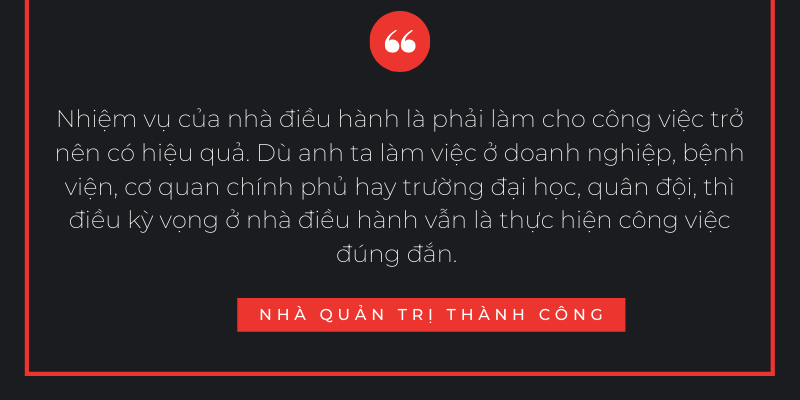 Review Nhà quản trị thành công