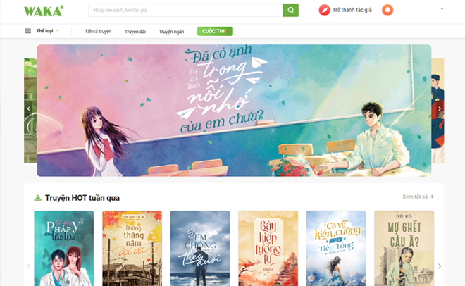 Biến bản thảo thành tác phẩm được đón đọc trên Waka