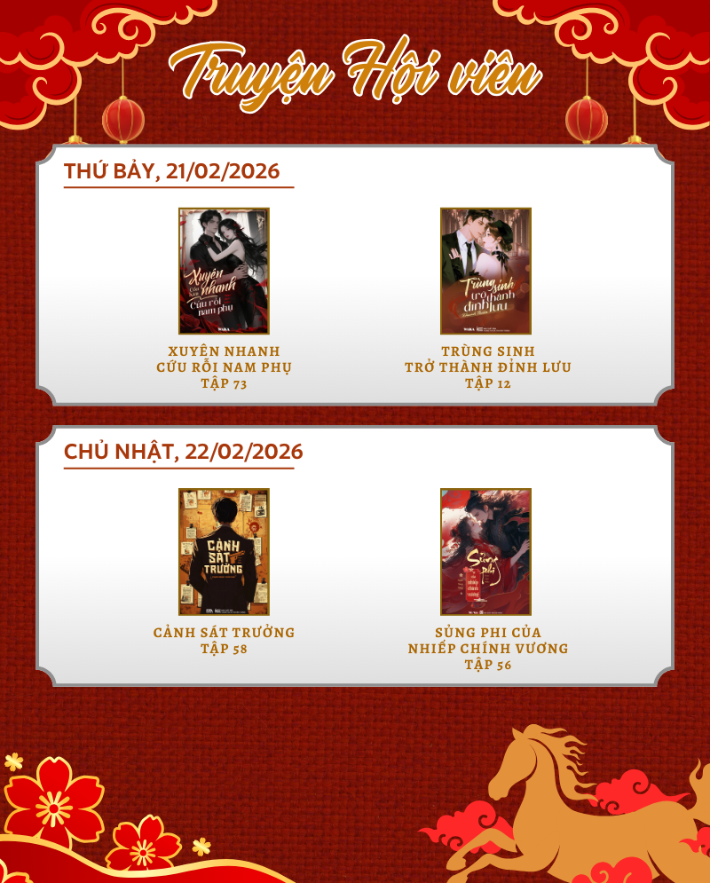 LỊCH PHÁT HÀNH TUẦN 8 - ĂN TẾT BÍNH NGỌ, KHÔNG LO THIẾU TRUYỆN!