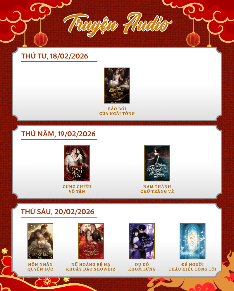 LỊCH PHÁT HÀNH TUẦN 8 - ĂN TẾT BÍNH NGỌ, KHÔNG LO THIẾU TRUYỆN!