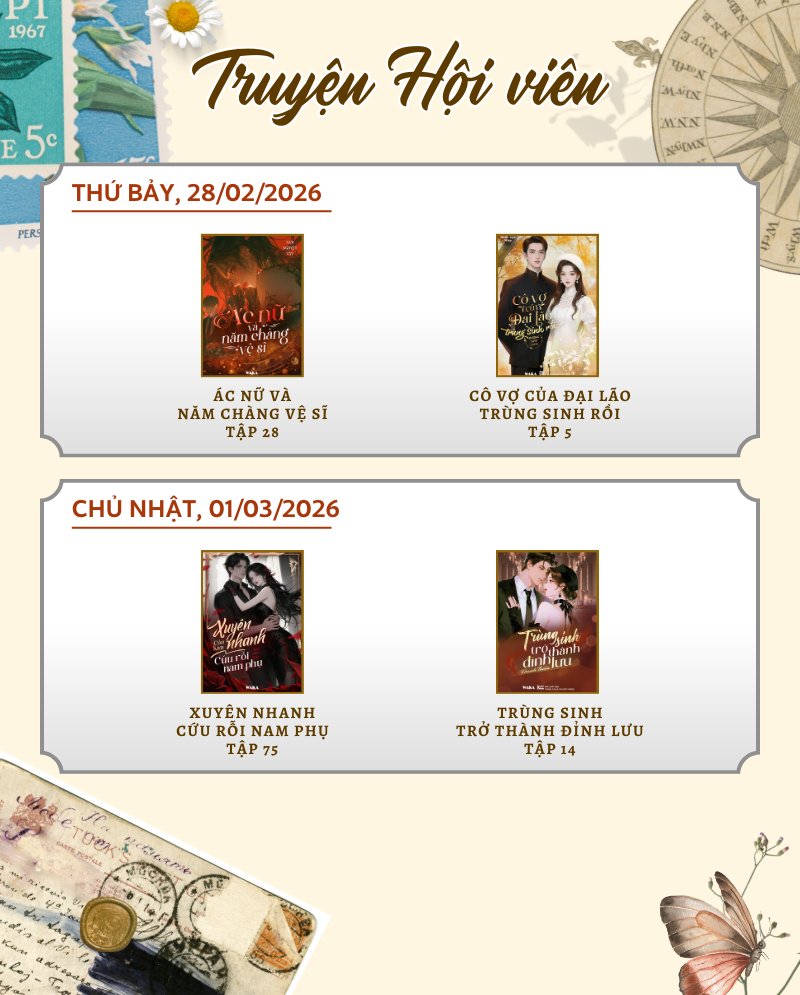 Lịch phát hành văn học tuần 9 - Sạc năng lượng hậu nghỉ Tết Bính Ngọ