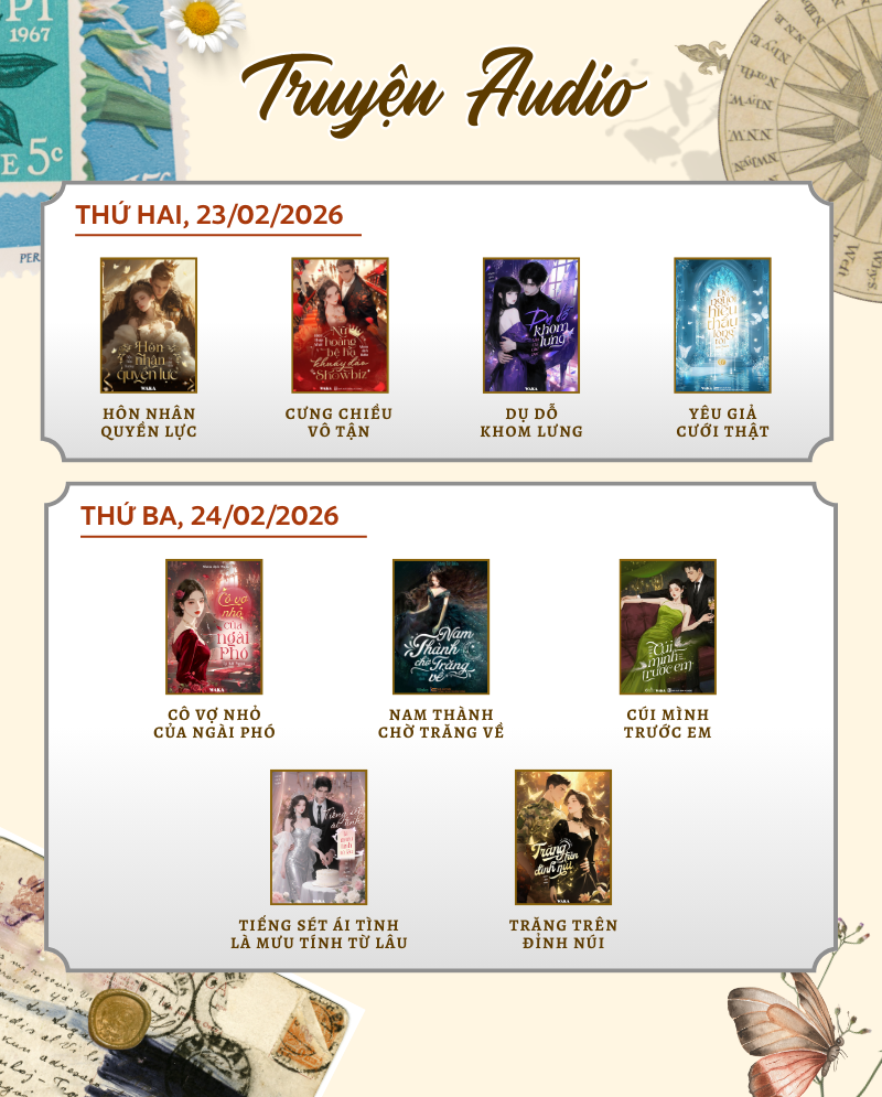 Lịch phát hành văn học tuần 9 - Sạc năng lượng hậu nghỉ Tết Bính Ngọ