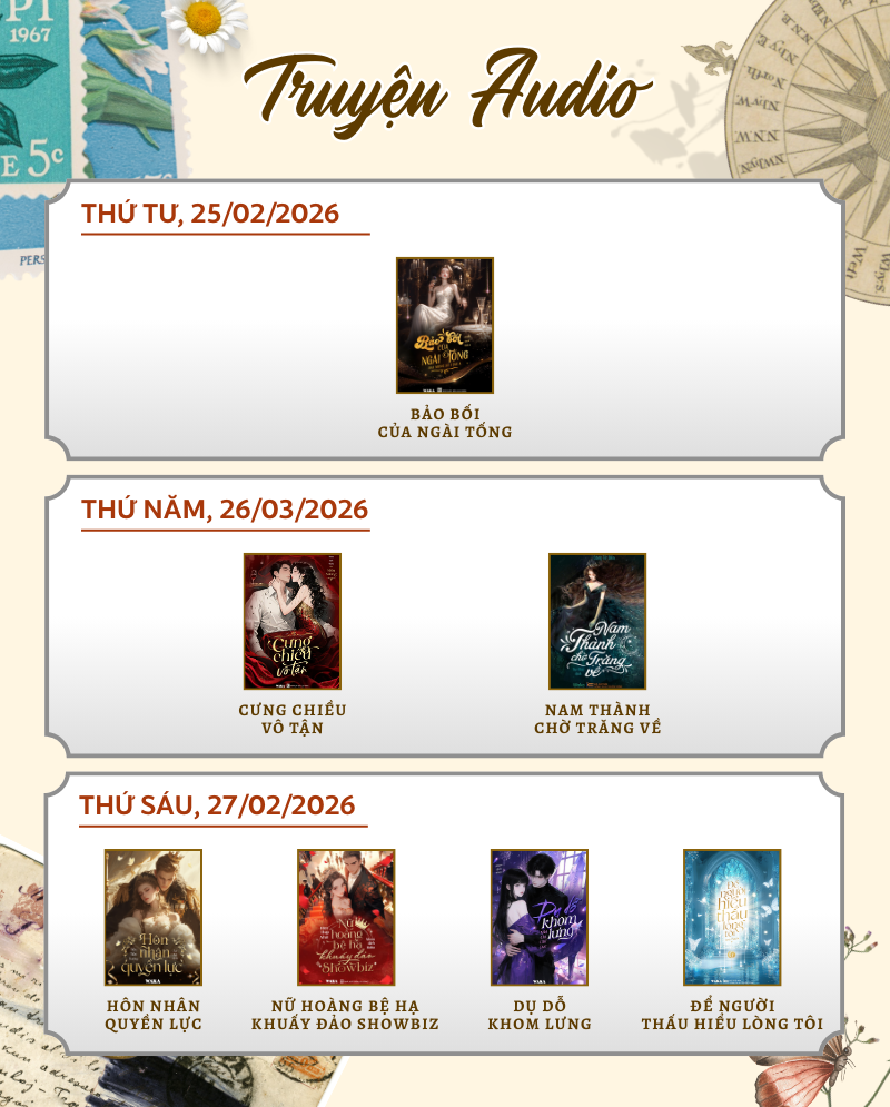 Lịch phát hành văn học tuần 9 - Sạc năng lượng hậu nghỉ Tết Bính Ngọ