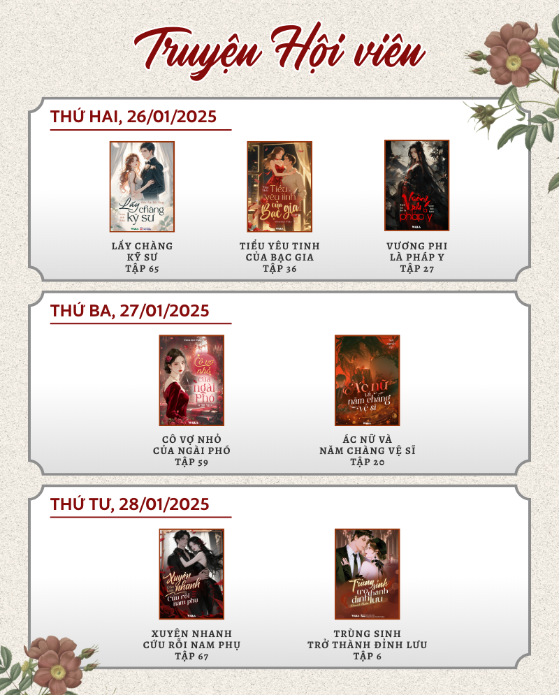 Cơn b&atilde;o chương mới - Sẵn s&agrave;ng nhảy hố c&ugrave;ng lịch ph&aacute;t h&agrave;nh tuần 4