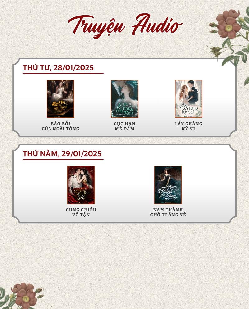 Cơn b&atilde;o chương mới - Sẵn s&agrave;ng nhảy hố c&ugrave;ng lịch ph&aacute;t h&agrave;nh tuần 4