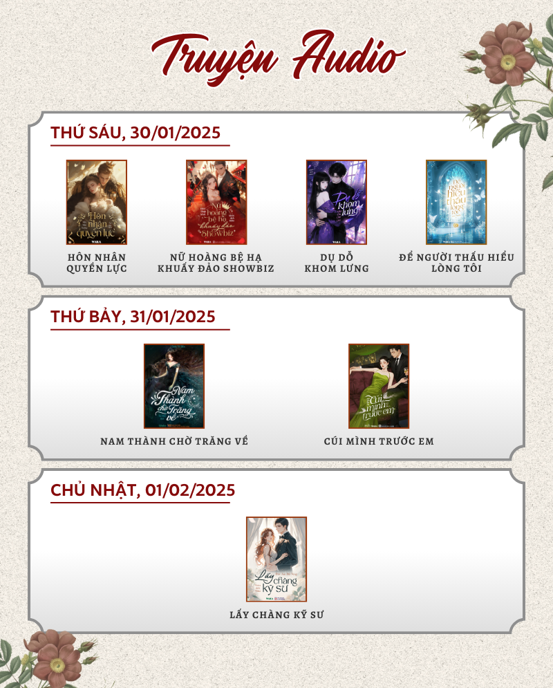 Cơn b&atilde;o chương mới - Sẵn s&agrave;ng nhảy hố c&ugrave;ng lịch ph&aacute;t h&agrave;nh tuần 4