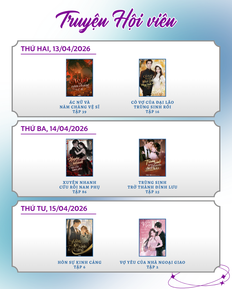 Lịch ph&aacute;t h&agrave;nh tuần 16: Viết lời nguyện ước - Rước truyện cực phẩm