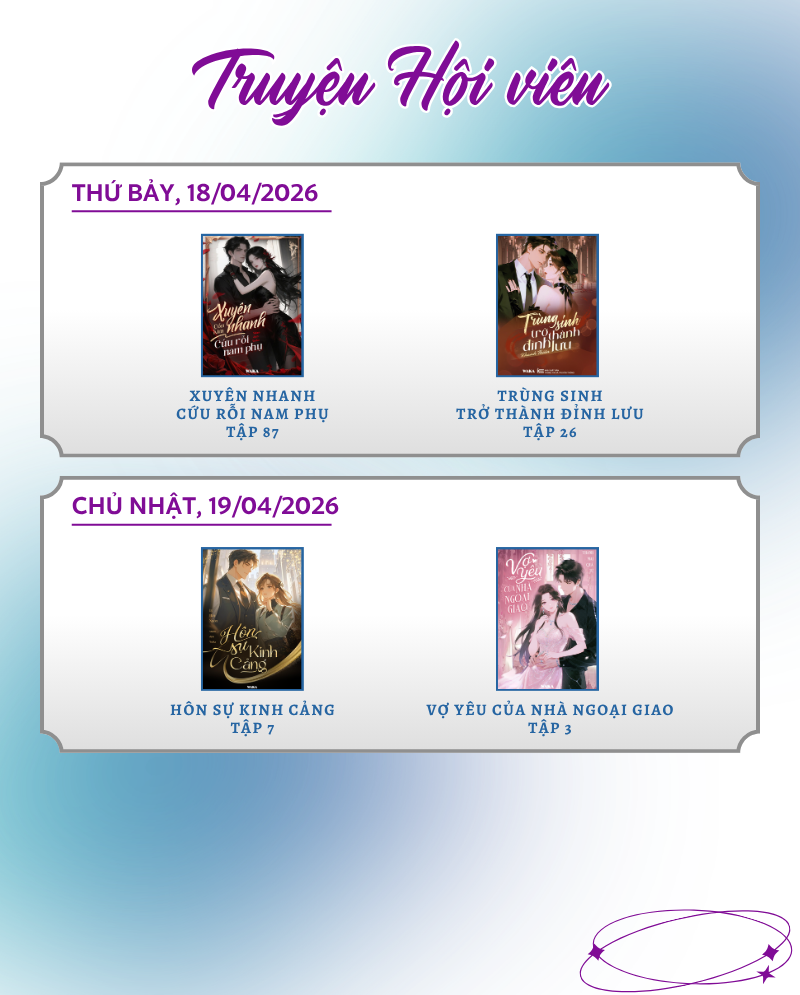 Lịch ph&aacute;t h&agrave;nh tuần 16: Viết lời nguyện ước - Rước truyện cực phẩm