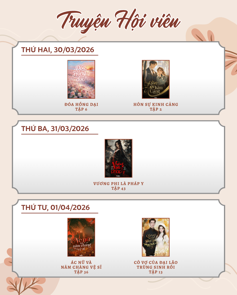 Lịch ph&aacute;t h&agrave;nh tuần 14: Chương truyện mới, cảm x&uacute;c mới!