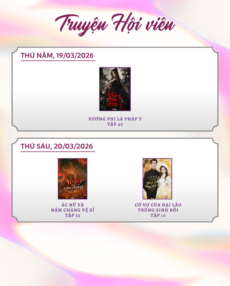 Lịch ph&aacute;t h&agrave;nh tuần 12 - Danh s&aacute;ch &ldquo;giờ v&agrave;ng&rdquo; của c&aacute;c chiến thần