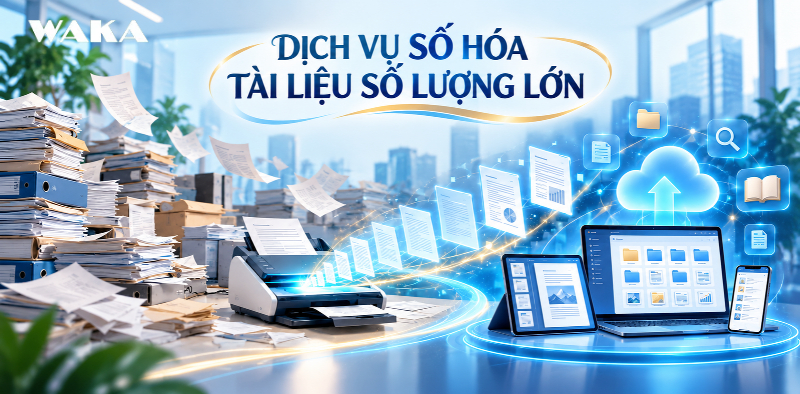 Dịch vụ số hóa tài liệu số lượng lớn cho thư viện, doanh nghiệp| WAKA Dịch vụ số hóa tài liệu số lượng lớn cho thư viện, doanh nghiệp| WAKA