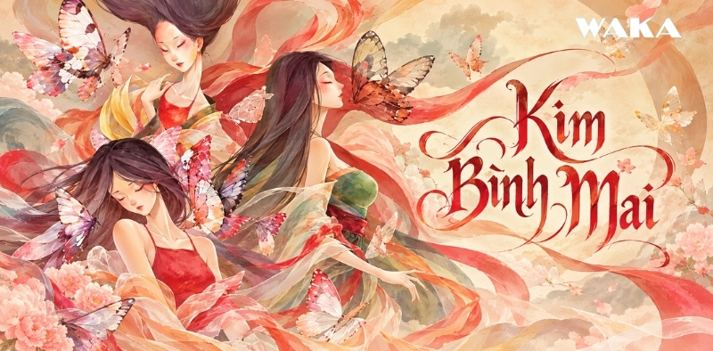 Truyện sắc hiệp đầy &aacute;i t&igrave;nh - Kim B&igrave;nh Mai