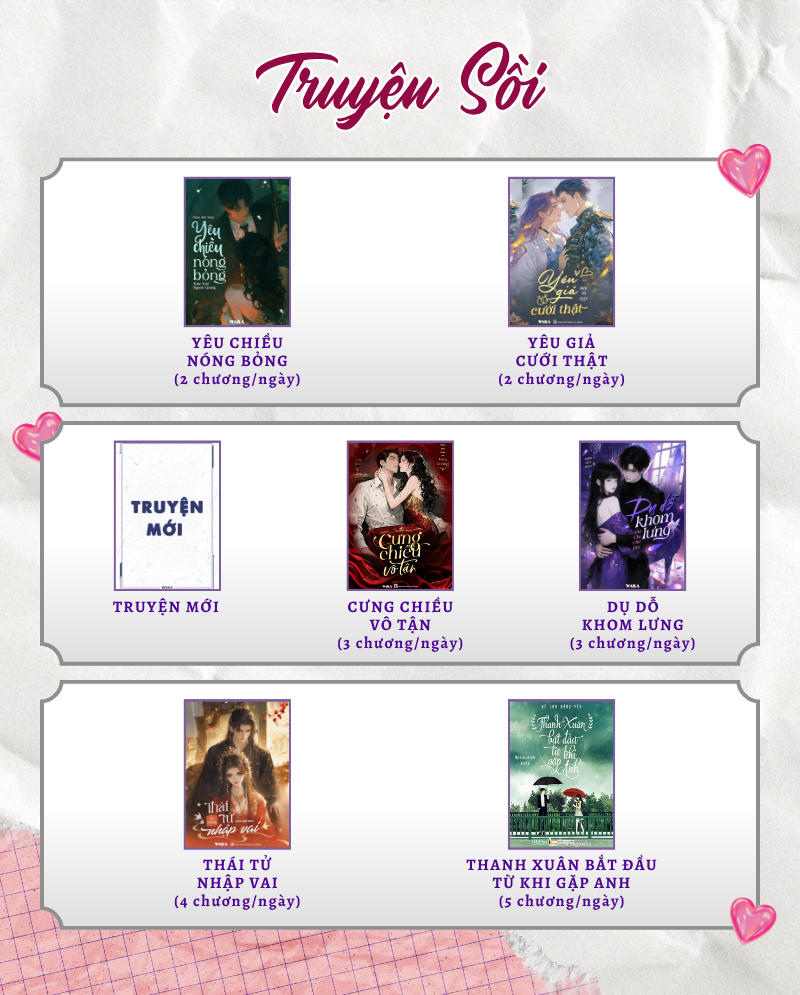 Lịch phát hành văn học tuần 42: Siêu phẩm mới liên tục đổ bộ Waka!