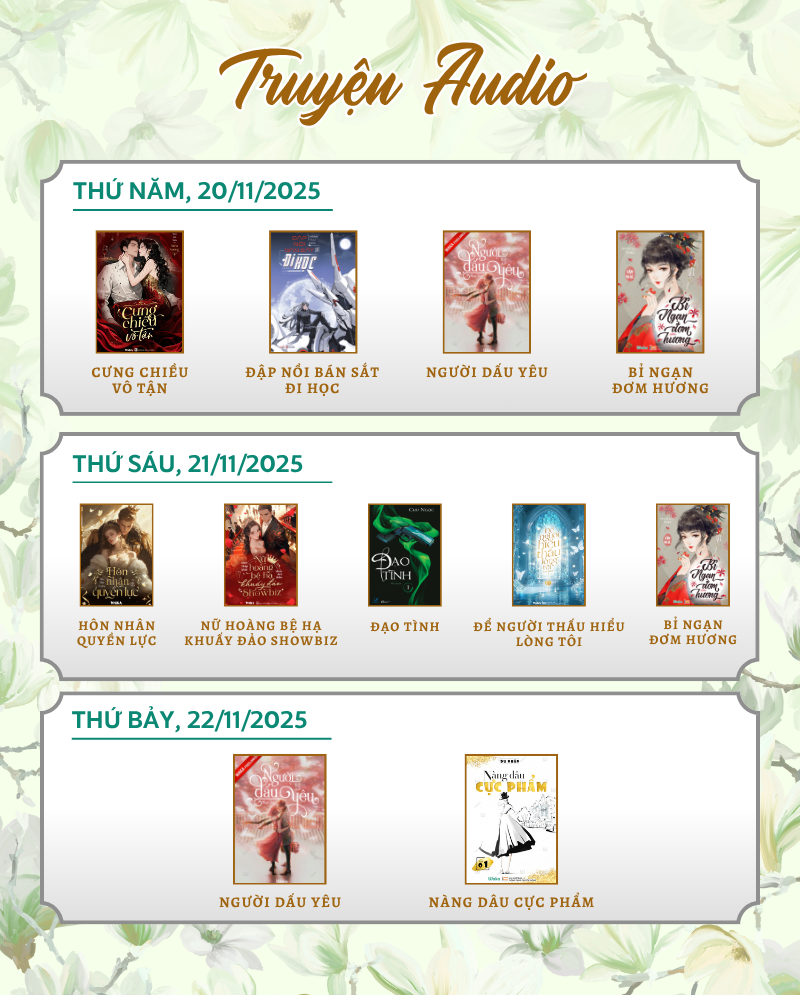 Tuần 47 cực sôi động với lịch phát hành truyện HOT!