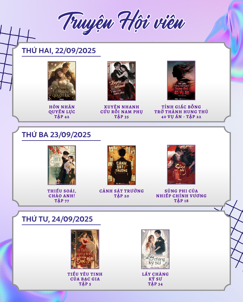 Truyện hay ngập tràn tuần 38 – Cập nhật ngay lịch phát hành mới nhất!