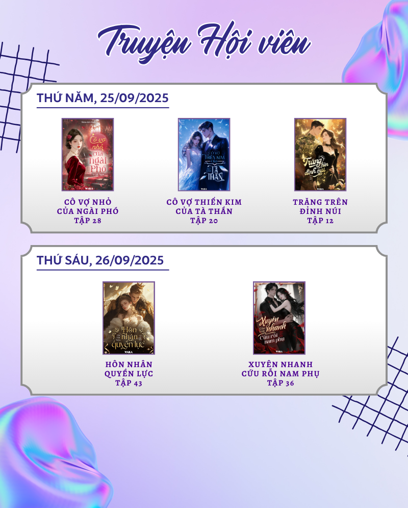 Truyện hay ngập tràn tuần 38 – Cập nhật ngay lịch phát hành mới nhất!