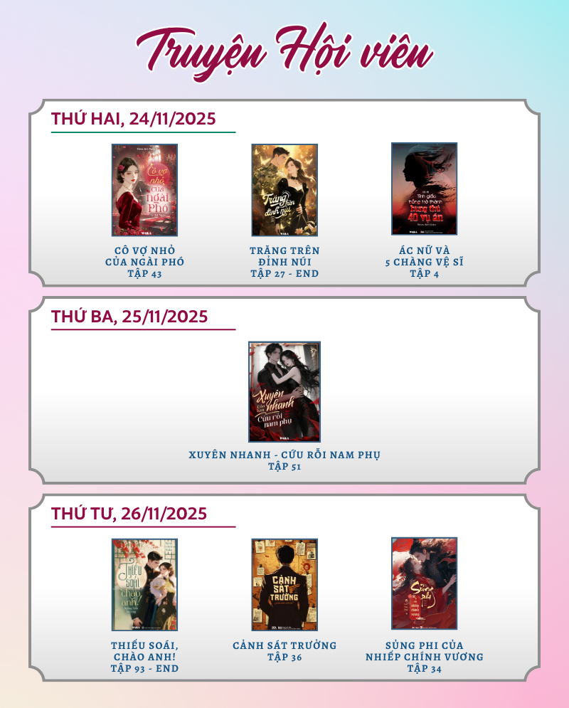 Lịch phát hành tuần 48: Cùng Waka “Refresh” tủ sách ngay nào!