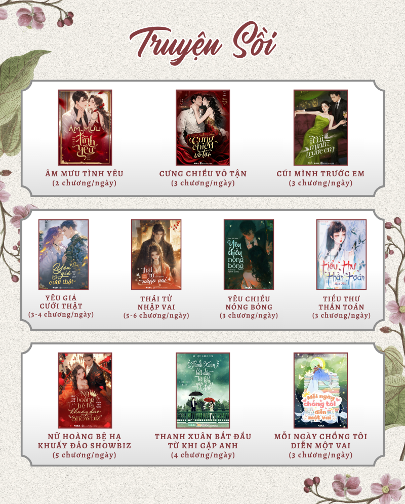 Tuần 35 bùng nổ cùng loạt truyện HOT: Mọt đã note lịch của Waka chưa?