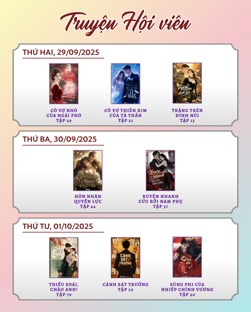 Tuần 40 đầy năng lượng: Hàng loạt siêu phẩm ngôn tình chờ bạn “quẩy”!