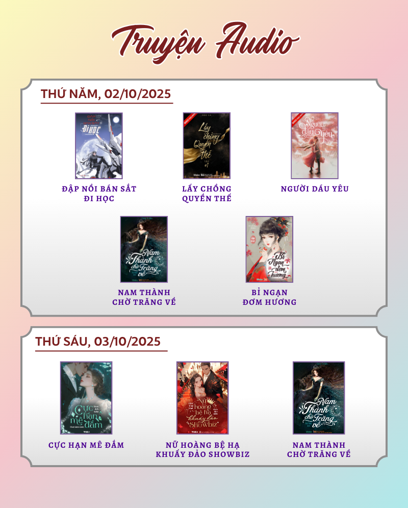 Tuần 40 đầy năng lượng: Hàng loạt siêu phẩm ngôn tình chờ bạn “quẩy”!