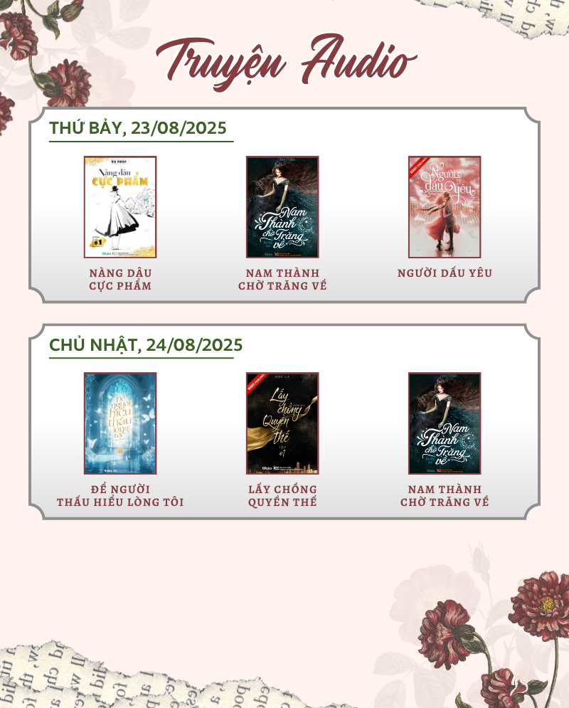 Tuần mới khởi động – Lịch phát hành văn học tuần 34 trên Waka