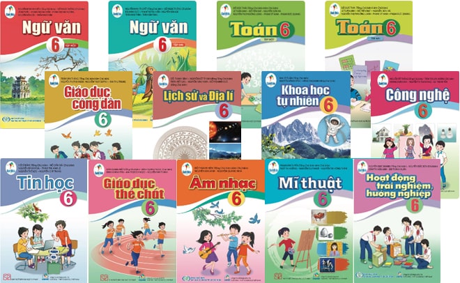 Cập nhật giá sách giáo khoa lớp 1, 2 và lớp 6 năm học 2025 - 2026