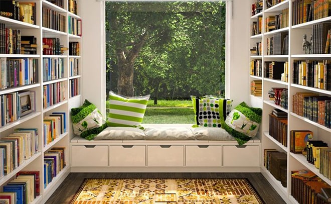 10 vị trí, góc đọc sách lý tưởng của tôi