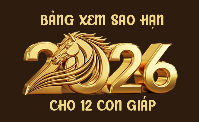 Bảng xem sao hạn năm 2026 theo năm sinh Chính xác nhất